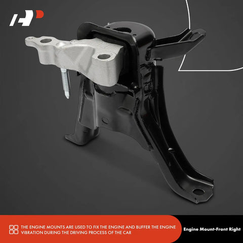 Front Right Engine Motor Mount For Toyota Corolla Prius AWD E Plus Hybrid Models 2016 2022, sleek design, durable material, automatic CVT.