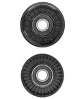 Fauitay Drive Belt Idler Pulley Set 2 Pcs durable black metal ABS designed for Fairlane AU BA BF NF NL models 1995 to 2007.