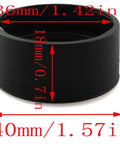 Soft Rubber Eyepiece Cup For 32mm To 36mm Stereo Microscopes, Protective Eye Guard That Blocks Stray Light, Comfortable Flat Angle Design, 1 Pair Eyepiece Covers For Pro Work And Hobbyists, 36mm opening