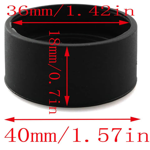 Soft Rubber Eyepiece Cup For 32mm To 36mm Stereo Microscopes, Protective Eye Guard That Blocks Stray Light, Comfortable Flat Angle Design, 1 Pair Eyepiece Covers For Pro Work And Hobbyists, 36mm opening