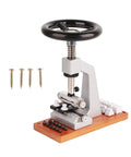 Metal Base Watch Case Back Opener Tool Adjustable Bench Fixture For Removing Oyster Screw Down And Snap Off Lids Precision Opener