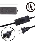 UL certified cord for Handmade Turkish Mosaic Table Lamp With Boho Moroccan Glass Bead Globe, UL rating shown with plug and switch