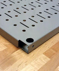 Heavy Duty 16x32 Inch White Pegboard Tool Wall Panel Horizontal Metal Pegboard Mounts Directly To Studs For Ultra Strong Tool