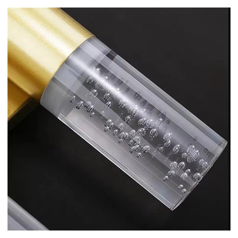 UHRLGHS Modern Bubble Crystal LED Wall Lamps Bathroom Dresser Living Room Bedroom d/Silver Wall Sconces Indoor Decor Lighting Lustres,Gold-Warm White close-up of bubble design