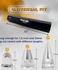 Universal Fit Beefy Heavy Duty Lug Nut Cover Remover Socket 33 mm For Semi Trucks 11 Inch with different cover sizes