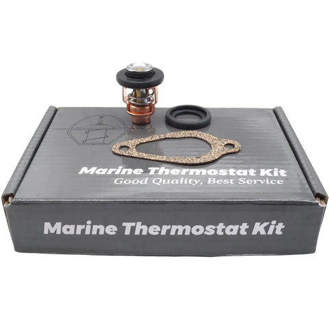DIY Friendly Thermostat Repair Kit For Mercury Marine Outboard Engines 4 Stroke 8 To 30 HP Carb EFI 140 F Temperature Rated