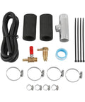 Diesel Gravity Fed Auxiliary Fuel Tank Install Kit For Ford Dodge Chevy And GMC Trucks Aluminum And Rubber Construction