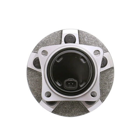 Top view of Rear Wheel Bearing Hub Assembly Bolt-On Fit for 2003-2008 Toyota Corolla, 2003-2008 Matrix, 2004-2009 Prius, 2003-2008 Pontiac Vibe ABS Models - 5 Lug, Drop-In Ready Rear Left Side Wheel Hub Replacement for Smooth Rides.