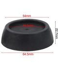Black anti vibration pad with measurements for Four Pack Anti Vibration Pads For Washer And Dryer Shock Absorbing Rubber Feet