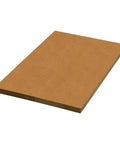 Stack of Heavy Duty Corrugated Moving And Packing Sheets 50 Pack 20 By 12 Inches Kraft Brown Cardboard
