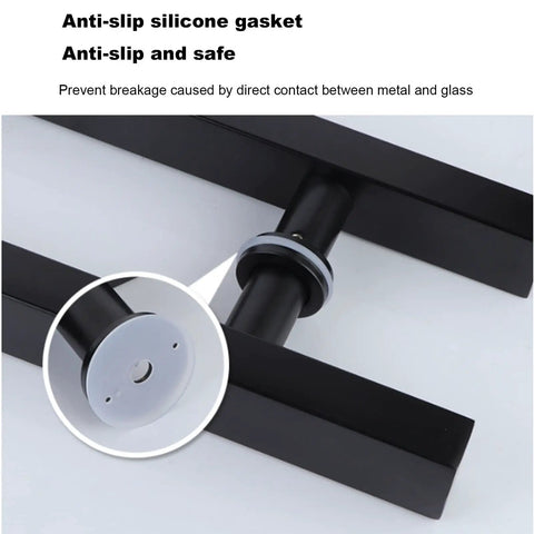 Rock Solid And Built Tough Heavy Duty Commercial Door Pull Handles In 304 Stainless Steel Double Sided Entry Door Hardware For Wood Steel Aluminum Glass Barn Doors With A Smooth Protective Coating At 90 By 120 Centimeters