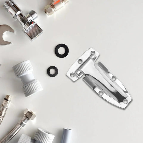 Beefy Heavy Duty Stainless Steel Hinges For Box Trucks Rear Doors And Cargo Containers with assorted hardware