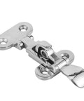 Saltwater Ready 316 Stainless Steel Toggle Clamp Latch Catch For Boats And Yachts Heavy Duty 4.45 Inch Rustproof Marine Hardware