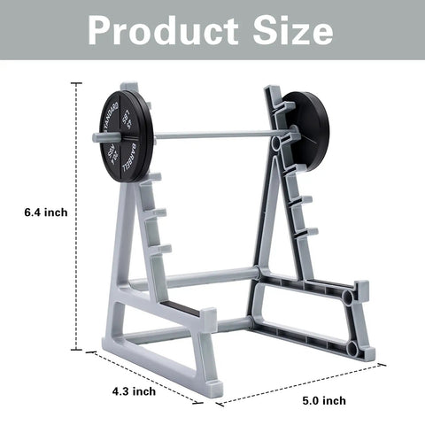 Squat Rack Pen Holder For Desk With Barbell Rack Design Gym Themed Office Organizer Mini Weight Rack Pencil Holder For Fitness Lovers