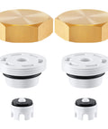 2 Pack Anti Siphon Valve Repair Kit for Outside Faucets, Vacuum Breaker Fix Set Compatible With Legend Valve LEG-108-903 and T550 T550A, Frost Free Faucet Repair Kit No Sweat Install, Quick Leak Prevention, Durable Replacement components including caps and pistons