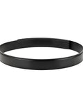Kick-Ass Genuine Leather Belt Featuring A Secure Hook And Loop Closure For Heavy Duty Mechanics And Tradesmen That Locks Tight Without Annoying Holes For Rock Solid Comfort, shown from the side.