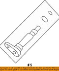 Honda OEM PCV Valve Assembly 17130-RCA-A02 Replacement schematic diagram