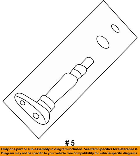 Honda OEM PCV Valve Assembly 17130-RCA-A02 Replacement schematic diagram
