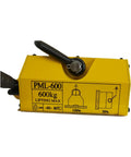 Beefy Magnetic Lifter With Release, 1320 Lbs Capacity, Upgraded 3.0 Safety Factor, yellow magnet side view