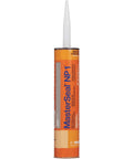 Heavy Duty Gray Polyurethane Caulk Knockout Sealant For Extreme Temps Moisture Curing Formula With Lasting Flexibility For Concrete Masonry Fireplace Repairs Top Shelf Weatherproof Daily Use in a cartridge format.
