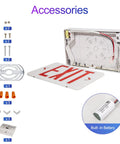 Red LED Exit Sign With Battery Backup Hardwired Emergency Exit Light UL Listed For AC 120/277V 6 Pack Commercial Emergency Lighting items