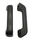 Upgrade Your Ride With This Stylish Door Handle Knob Arm Rest And Pull Grip Cover Perfect For 1986 To 1997 Car Models Replace Damaged Parts Easily While Keeping Your Interior Looking Fresh And Clean From Daily Drives To Long Road Trips. black plastic car door handle knob cover, pair, for 1986-1997 models