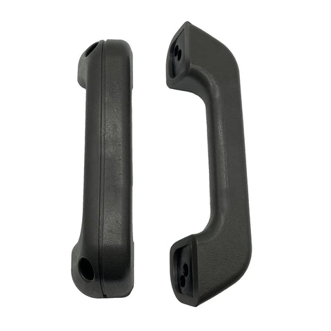 Upgrade Your Ride With This Stylish Door Handle Knob Arm Rest And Pull Grip Cover Perfect For 1986 To 1997 Car Models Replace Damaged Parts Easily While Keeping Your Interior Looking Fresh And Clean From Daily Drives To Long Road Trips. black plastic car door handle knob cover, pair, for 1986-1997 models