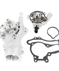 Water Pump Thermostat Kit Drop In Direct Replacement For 2013 2020 Encore And 2011 2016 Cruze 2016 Cruze Limited 2012 2020 Sonic And 2013 2020 Trax L4 1.4L Turbo Engine Premium Quality components with gaskets