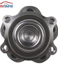 Front view of Rear Wheel Bearing Hub Assembly 512388 Fits Nissan Altima 07-18, Maxima 09-19, Murano 15-23, with 5 Lug and ABS