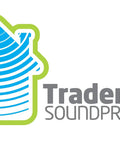 Logo for Trademark Soundproofing with blue house graphic, representing Heavy Duty Mass Loaded Vinyl Sound Barrier.