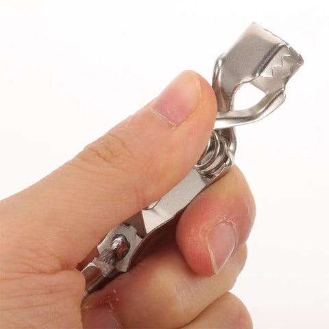 Pro Grade Fencing Cable Clips Set For Head Line And Body Cord Stainless Steel Clips For Adult Masks Foil Training Gear