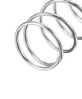 uxcell compression springs, 304 stainless steel, 10mm OD, 0.7mm wire, silver, 5pcs