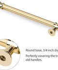 10 Pack Gold Cabinet Pulls Six And A Quarter Inch Brushed Gold Drawer Handles For Dresser Bathroom And Kitchen Top Notch Modern Hardware