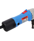 16 Gauge Electric Metal Shearing Machine With Beefy 500 Watt Power And 360 Degree Rotating Cutter For Sheet Metal And Aluminum, blue finish