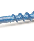 Built Tough 2 Inch Wood Screw With Washer Head Square Drive Coarse Thread Blue Coated Rust Resistant Finish for DIY Projects