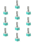 10K Dual Potentiometer For Audio Amp And DIY Speaker System, 15mm 6 Pin, RK097G Compatible displayed in multiple units