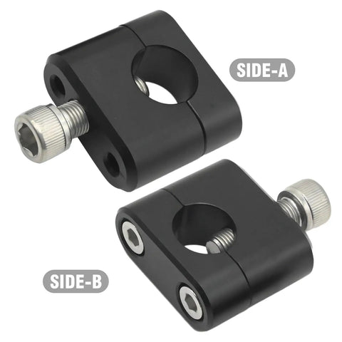 2-Piece Handlebar Risers Kit For 7/8 Inch 22mm Standard Bars Universal Motorcycle Pit Dirt Bike ATV CNC Aluminum Riser Mount Adapter