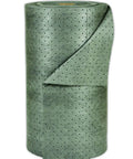 MRO Plus Medium Sorbent Roll for Oil and Water Based Fluids All Purpose Grey Dimpled Absorbent shown vertically