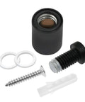 12 Pcs Stainless Steel Wall Sign Standoff Screws One Half Inch By Zero Point Seven Eight Inch Black Mounting Hardware components