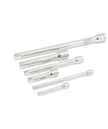Beefy 83 Piece SAE And Metric Mechanics Tool Set With One Quarter Inch Three Eighths Inch One Half Inch Sockets knurled extension bars