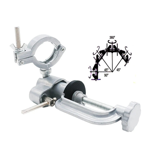 Rock Solid Electric Drill Stand And Multifunctional Grinder Bracket Built Tough To Dial In Your Precision Cutting Projects For Dremel Tools And Angle Grinders Workstation Essential with adjustable clamp and base.