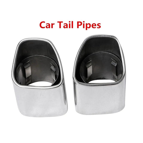 Stainless Steel Exhaust Tip For Cars, Heavy Duty Auto Exhaust Pipe Muffler Tip And Tail Pipe Cover for Volvo models