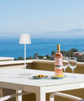 Cordless Rechargeable LED Table Lamp 3W 5000mAh Waterproof Outdoor Desk Light Warm White Stepless Dimmable on patio table
