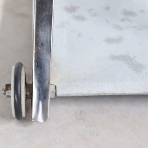 Close-up of rolling wheel on Momentum Conservation Physics Lab Kit For Classroom Demonstrations, All In One Instrument Kit