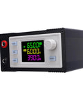 Adjustable DC Voltage Regulator 12V To 72V Input, 0V To 65V Output, 390W 6A CNC Lab Benchtop Power Supply with VA LCD display