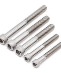 Kickass Set Of 20 Heavy Duty 1/4-20 By 3 Inch Socket Head Cap Screws Featuring Allen Hex Drive Crafted From Rock Solid 18/8 Stainless Steel 304 with various lengths