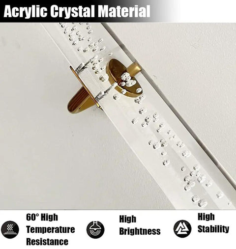 Close-up of Premium Clear Acrylic Railing Posts With Durable Silver Brackets, showcasing crystal material and mounting feature.