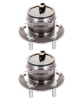 Plug-And-Play Rear Wheel Bearing And Hub Assembly For 2014-2016 Mazda 3 And Mazda 3 Sport With 5 Lugs And ABS, Exact Fit, Pre-Greased