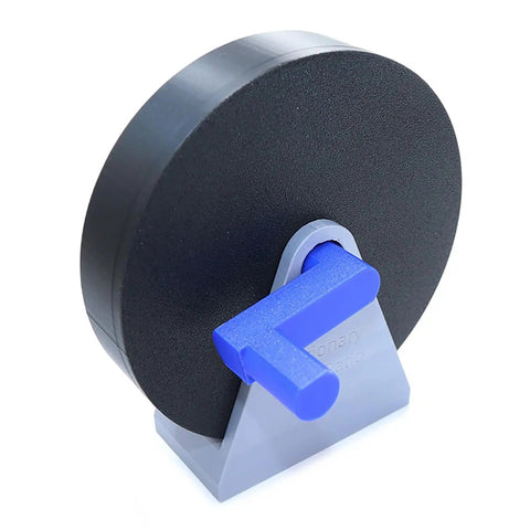 Hands On Assemblable Planetary Gear Model Kit For Demonstrating Gear Ratios, showing a black gear wheel on a stand