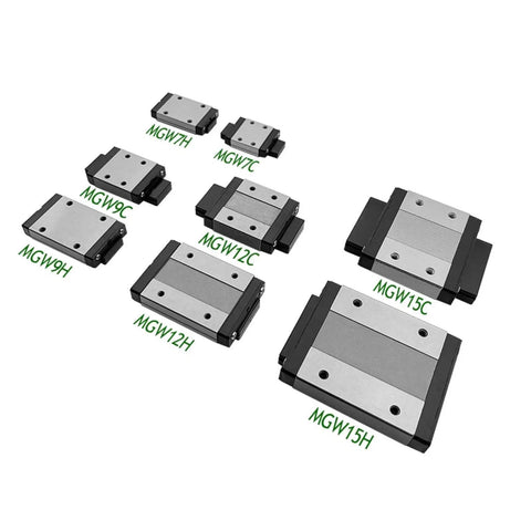 Beefed Up Compact Miniature Linear Guide Rail With Slider Block For Precision CNC Machines And Robotic Arms 250mm, multiple sizes